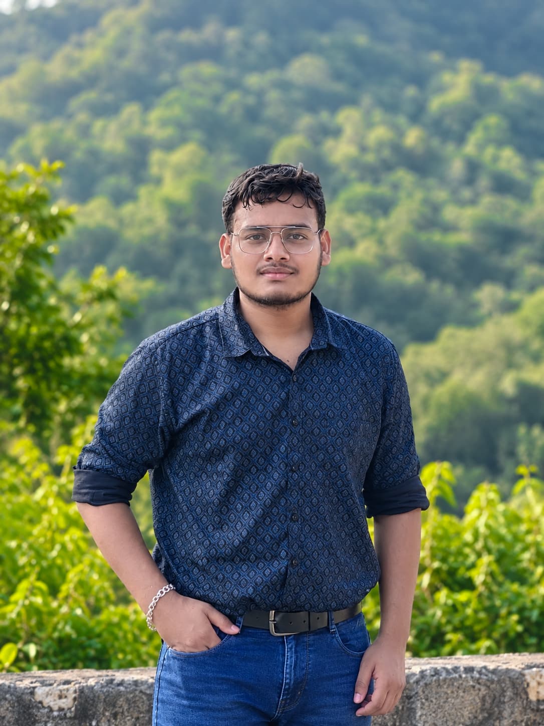 Sumesh portrait in outdoor sunlight